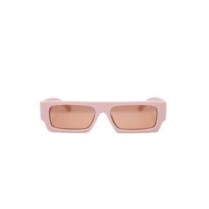 NEW KNOTWTR women's rectangle sunglasses in pink panther